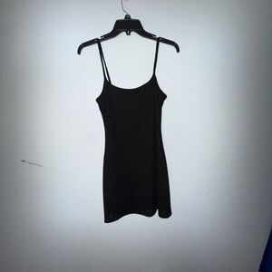 Divided Black Fitted Sleeveless Camisole